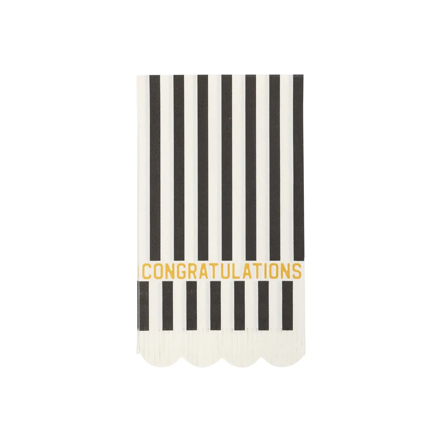 Striped Congrats Paper Napkins