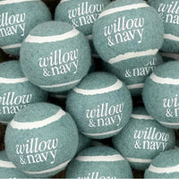 willow + navy | 4 pack of tennis balls