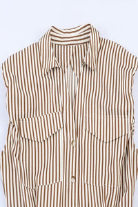 tara striped romper