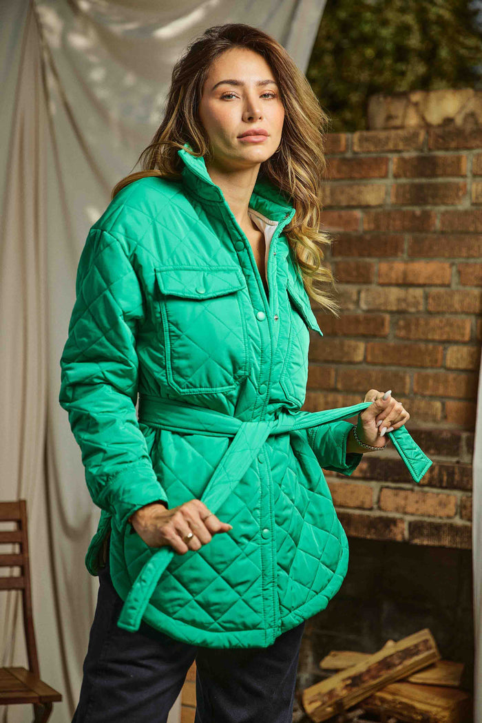 mountain view quilted jacket