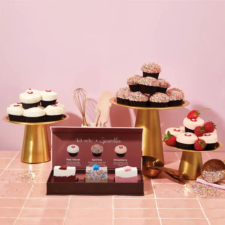 sprinkles cupcakes X kitsch 3pc soap set
