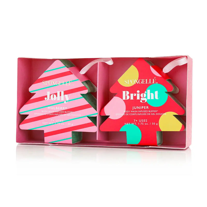 spongelle | holiday trees 2pc gift set
