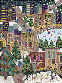 sparkling city 1000pc foil puzzle