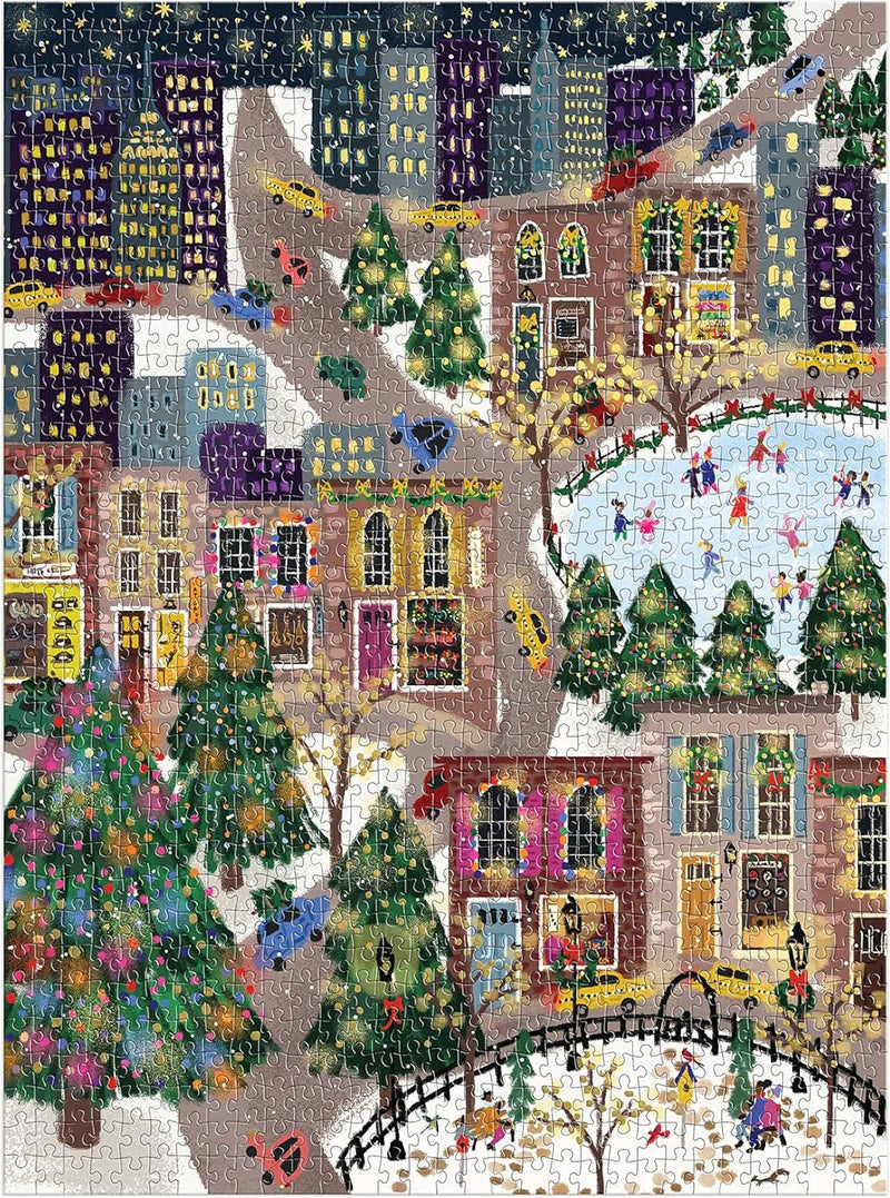 sparkling city 1000pc foil puzzle