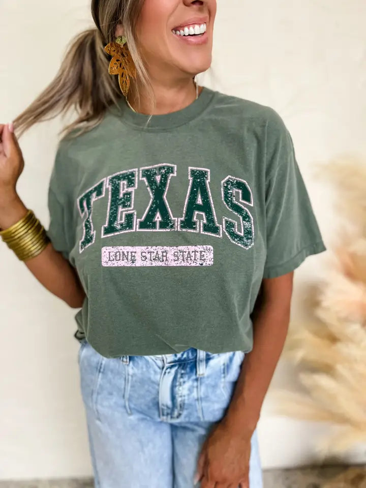 lone star state graphic tee