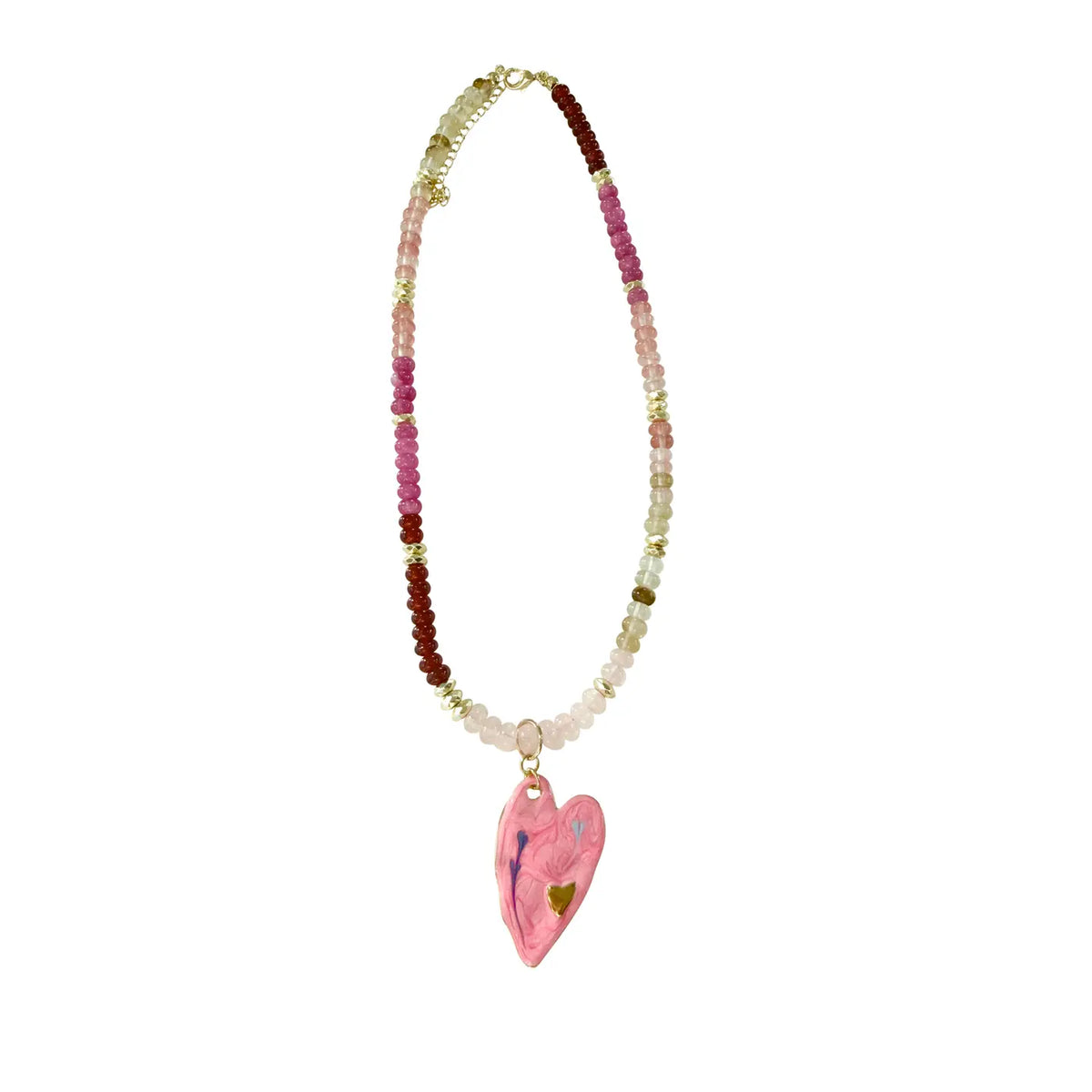 ferrah heart necklace