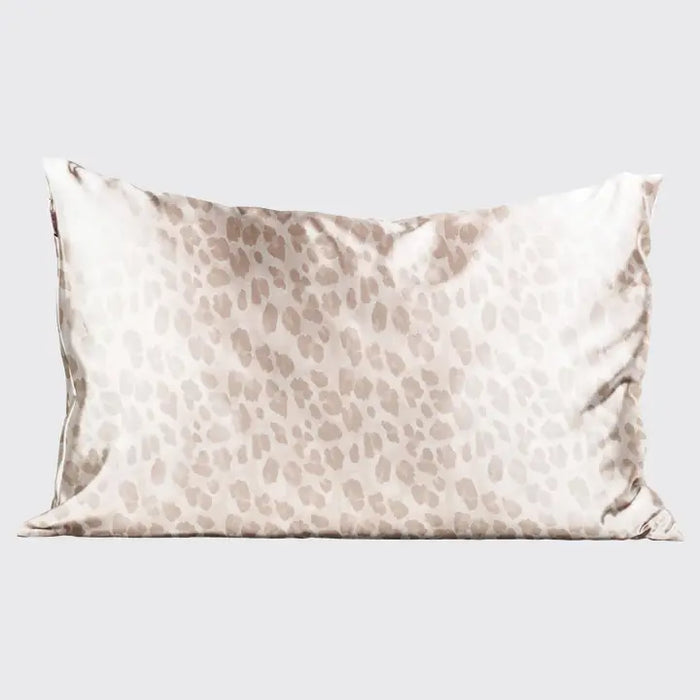 leopard satin pillowcase