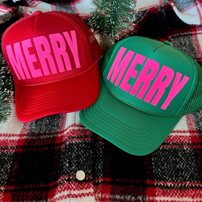 merry puff trucker hat