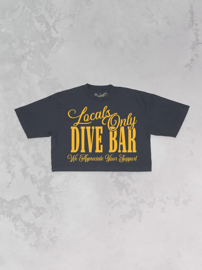 locals only cropped tee | FINAL SALE