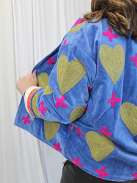 reversible velvet heart jackets