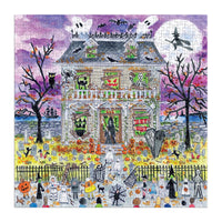 haunted house 500pc glow in the dark puzzle