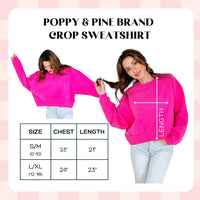 god is love cropped sweatshirt