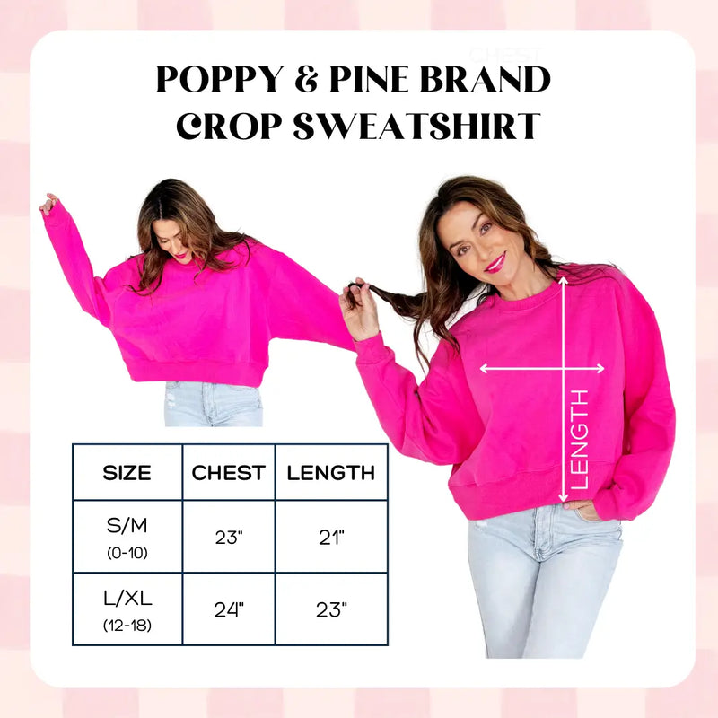 better not pout cropped sweatshirt
