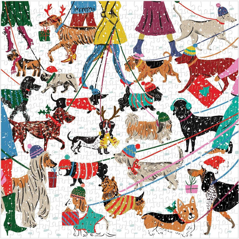winter dogs 500pc puzzle