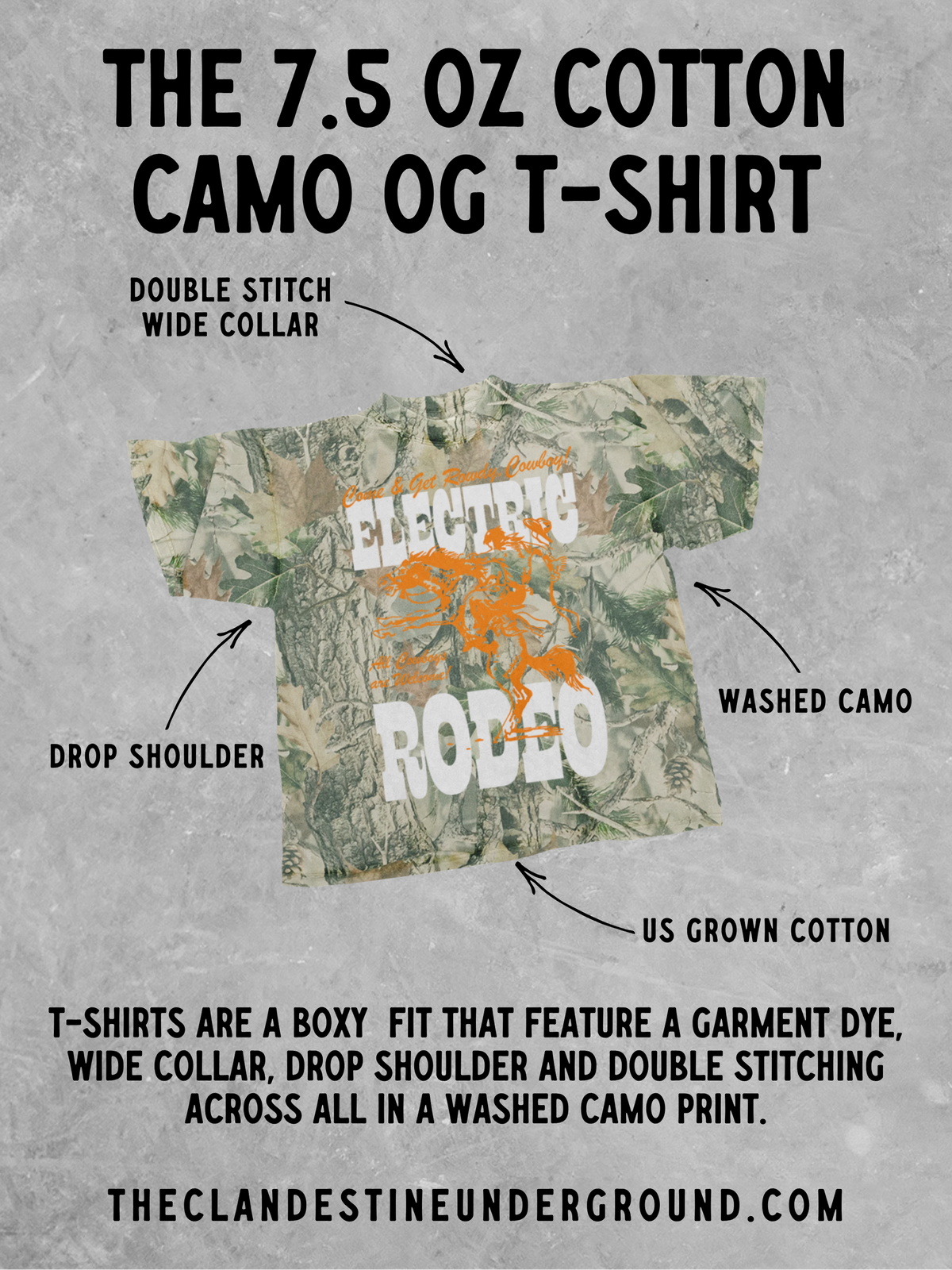 american sweetheart camo tee