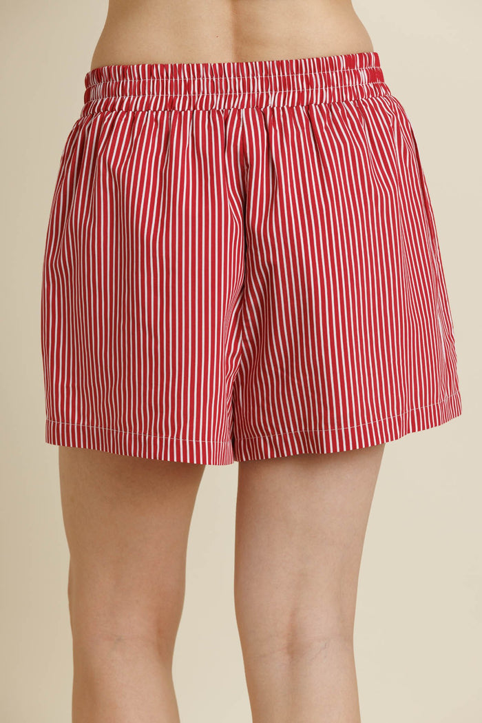 top of my list striped shorts