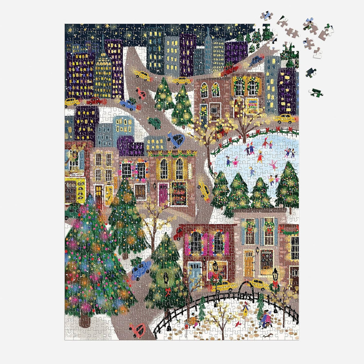 sparkling city 1000pc foil puzzle