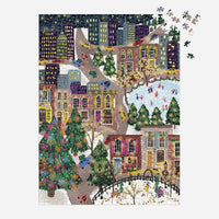 sparkling city 1000pc foil puzzle