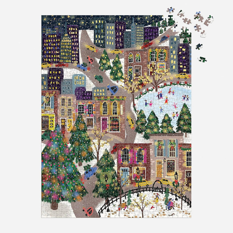 sparkling city 1000pc foil puzzle