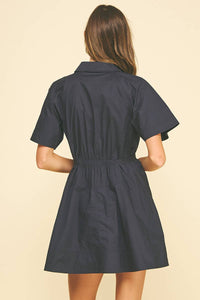 blair button-down dress