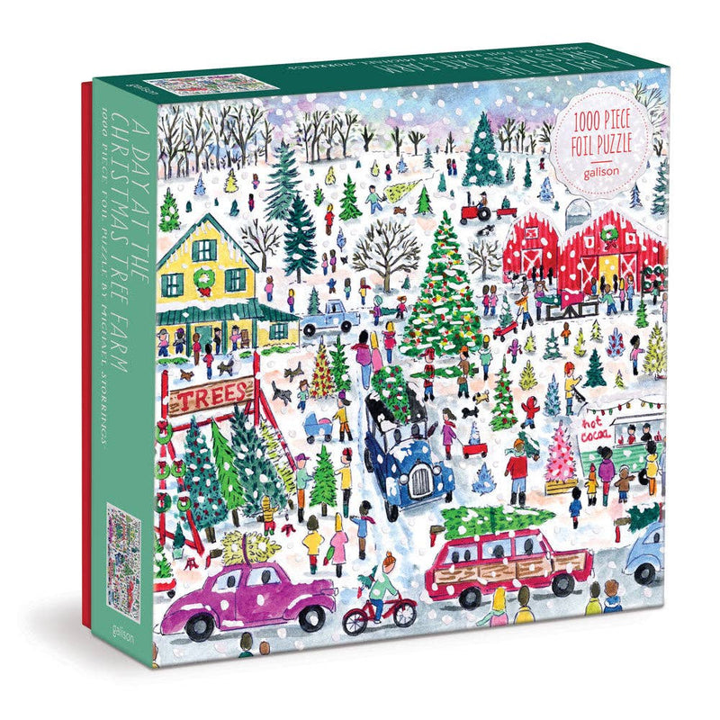 christmas tree farm 1000pc foil puzzle