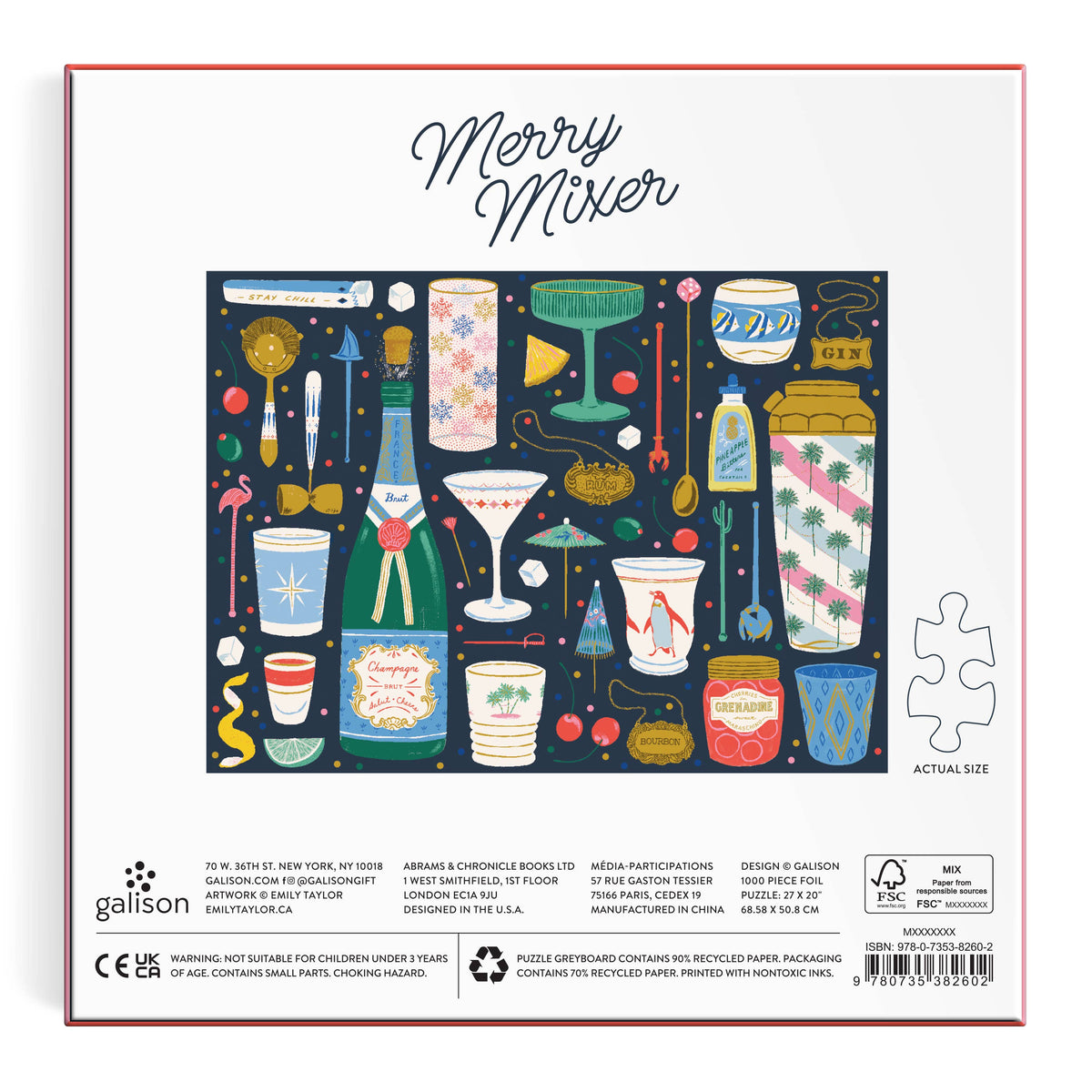 merry mixers 1000pc foil puzzle