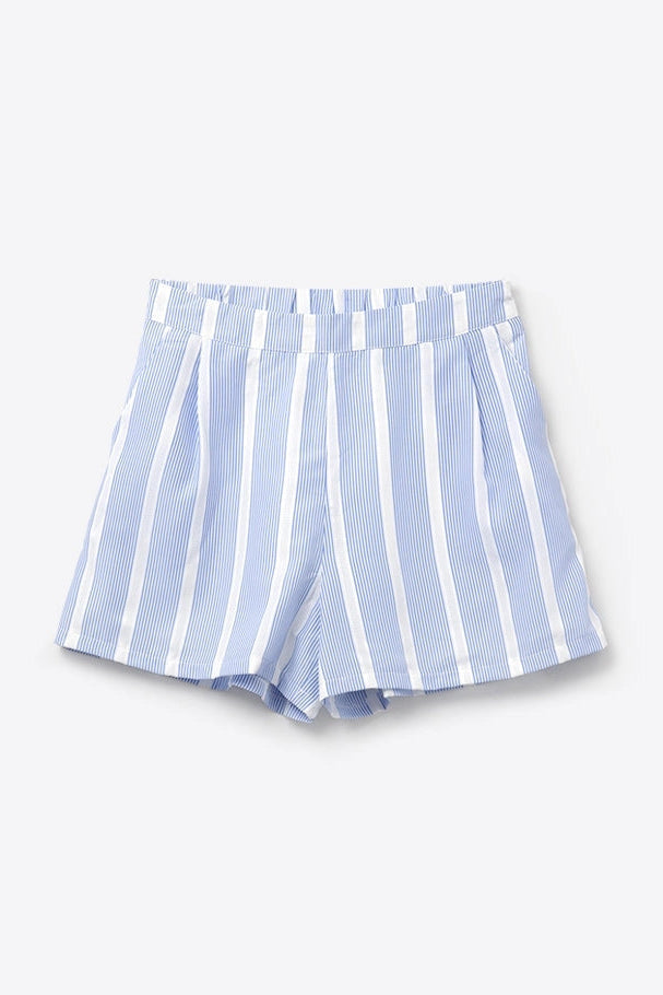 barefoot in july striped shorts