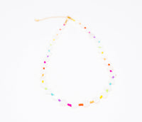 rainbow heart necklace