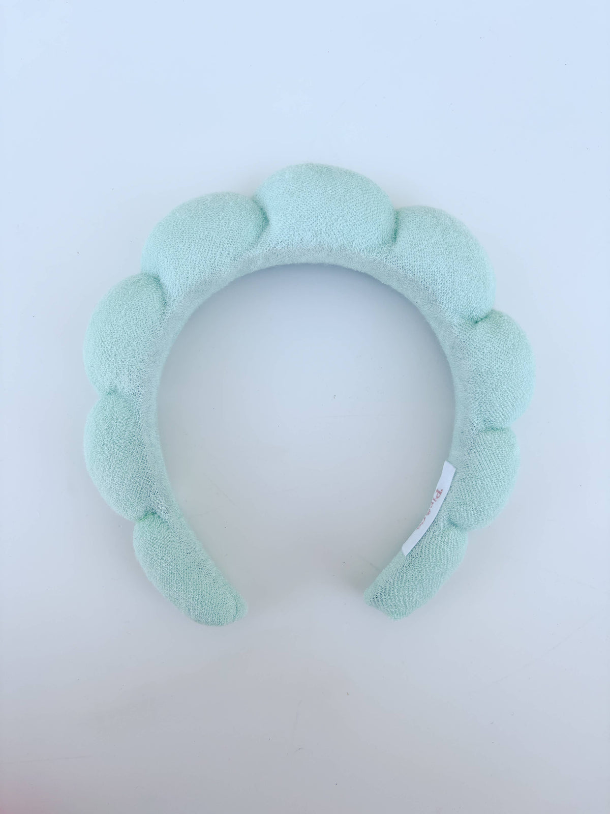 cloud puff GRWM bubble terrycloth spa headband
