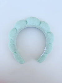 cloud puff GRWM bubble terrycloth spa headband