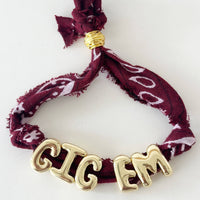 Bandana Gameday Bracelets