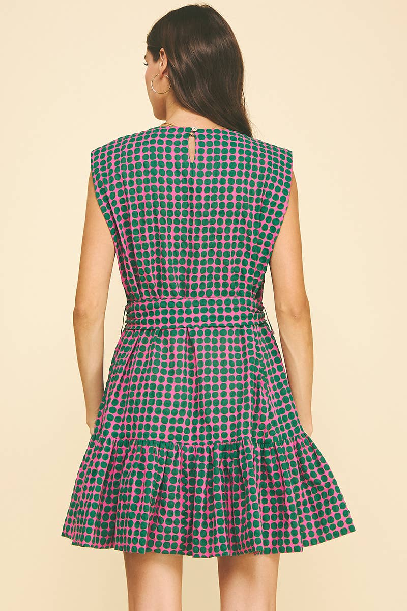 calloway dotted dress