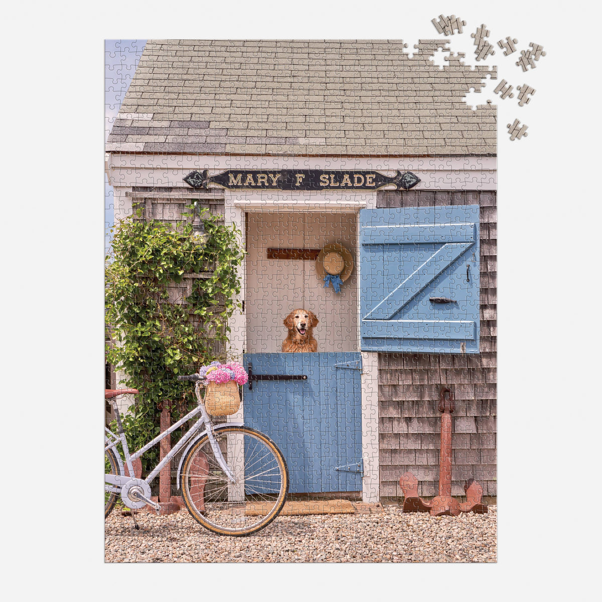 nantucket 1000pc book box puzzle | gray malin