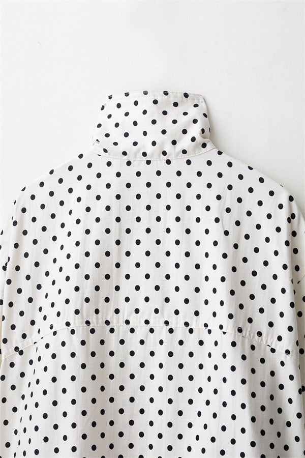 parke dotted cropped jacket