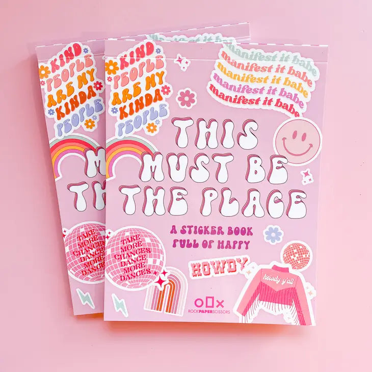 this must be the place sticker book