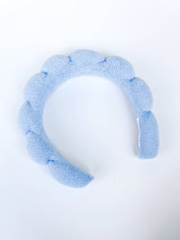 cloud puff GRWM bubble terrycloth spa headband