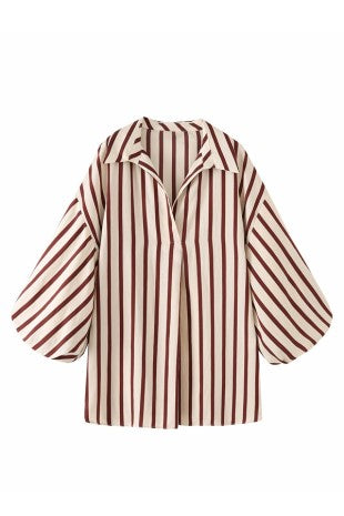 been through it striped top
