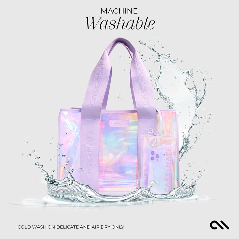 case-mate | soap bubble beach tote w/ phone pouch
