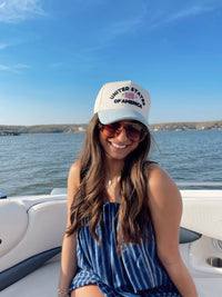USA vintage trucker hat