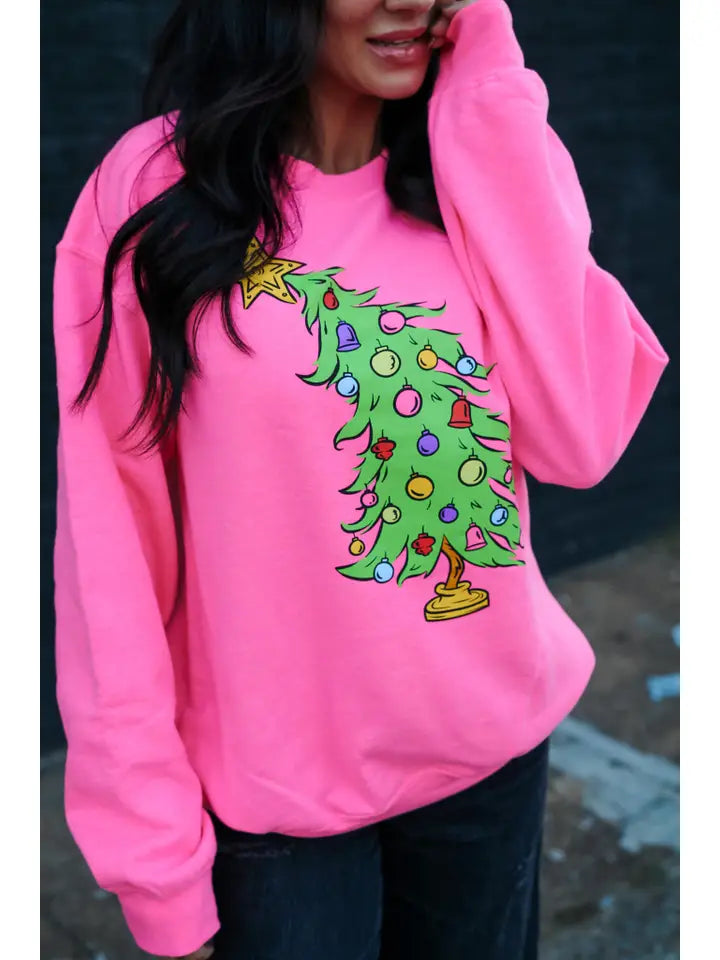 who christmas tree crewneck | youth & adult