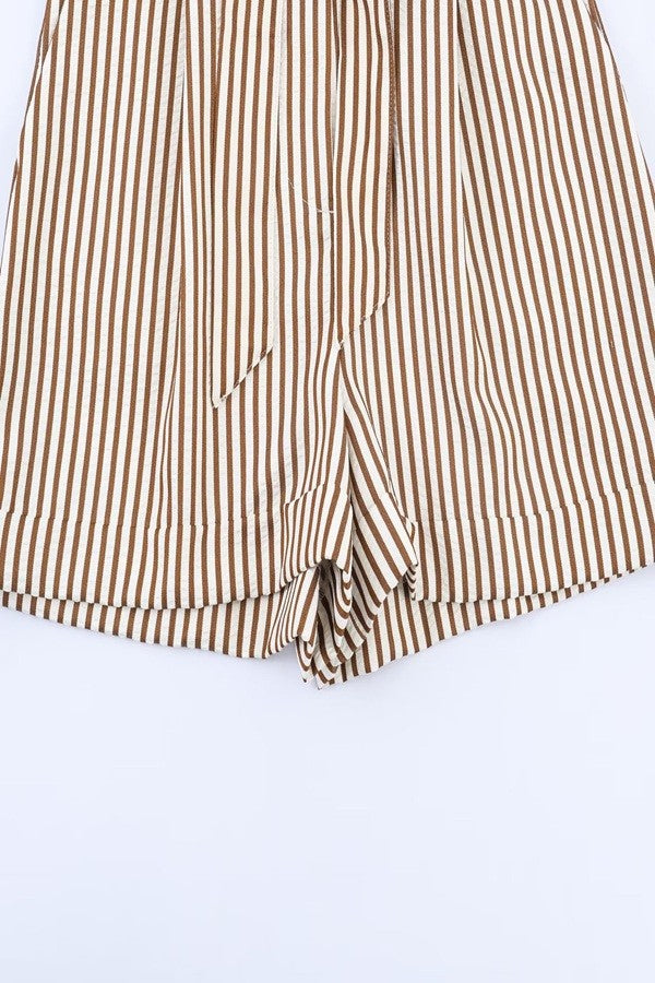 tara striped romper