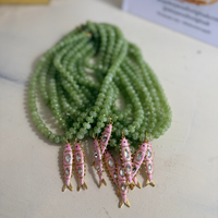 maris fish beaded necklace