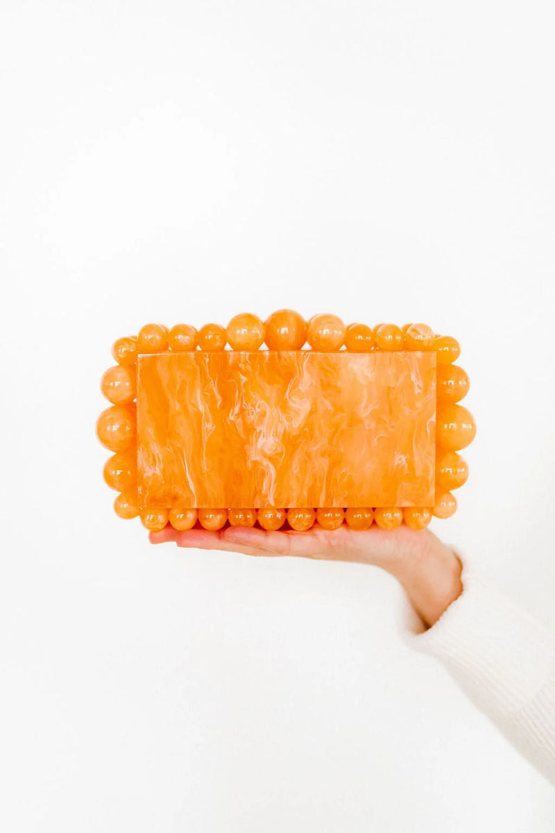 daphne acrylic clutch