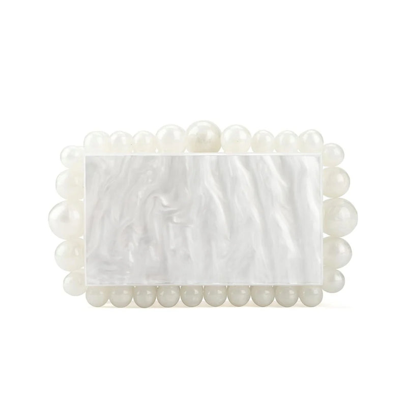 daphne acrylic clutch