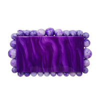 daphne acrylic clutch