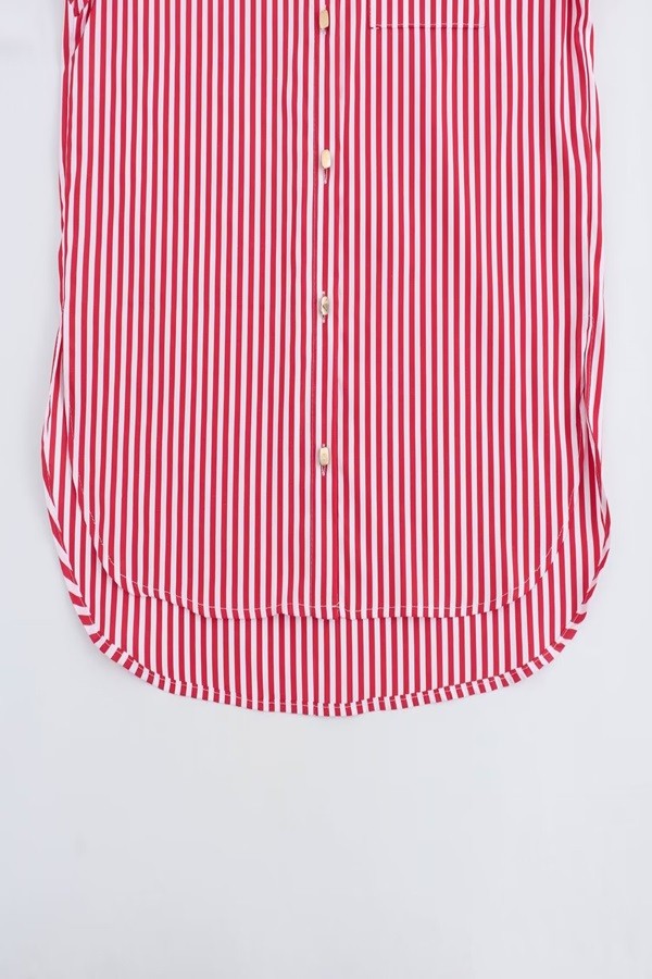 going for it striped button-up