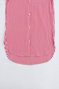 going for it striped button-up