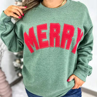 merry varisty crewneck