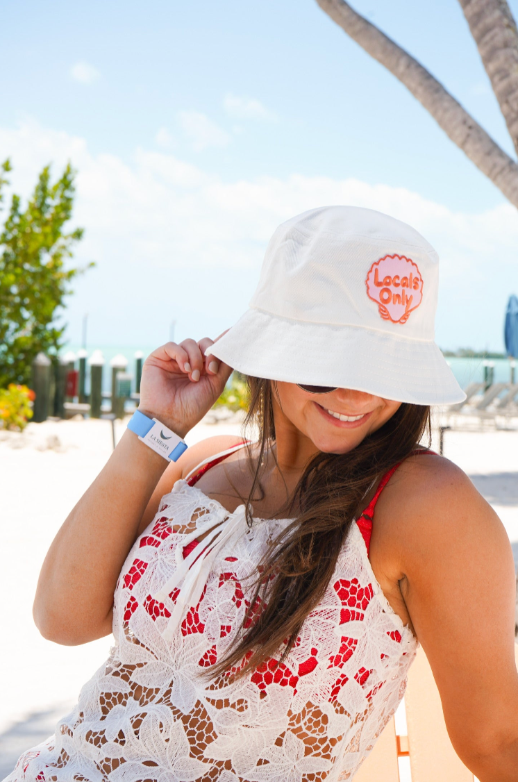 locals only patch bucket hat