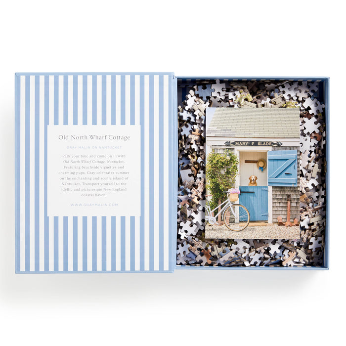 nantucket 1000pc book box puzzle | gray malin